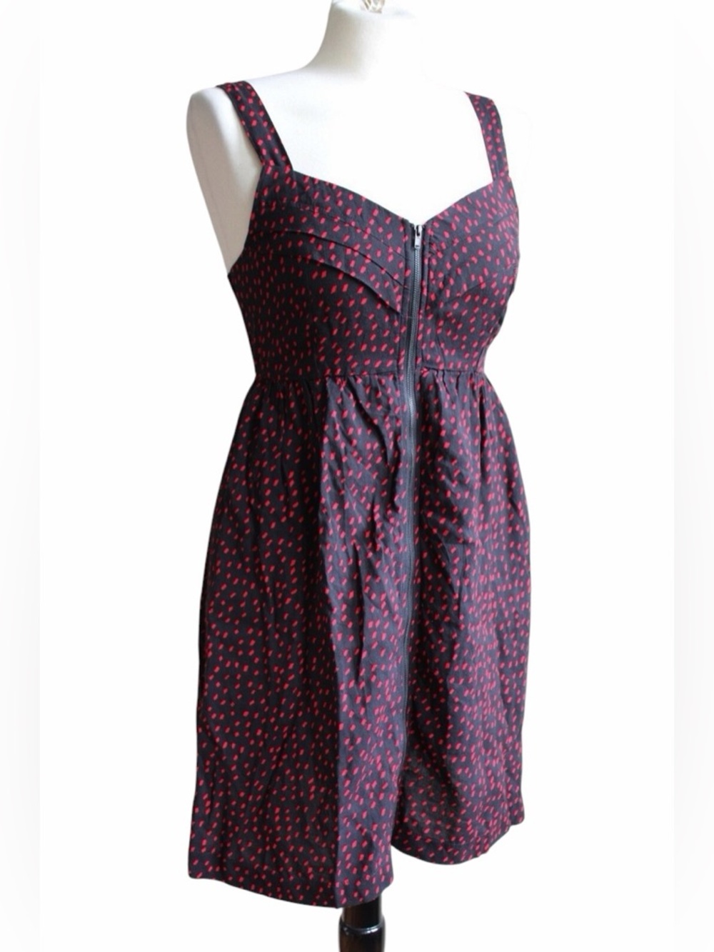 Anthro Birdcage Zip-Front Tank Dress (002)